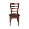 International Concepts Set of 2 Emily Side Chairs, Espresso C581-617P - alternate 7